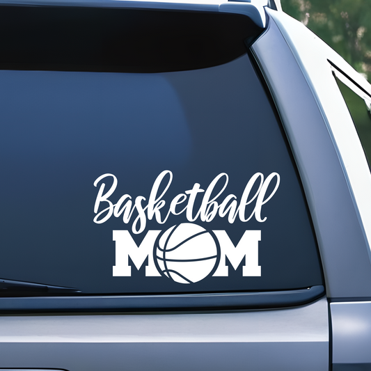 Basketball Mom Decal, Proud Parent Decal, Kid Sports Decal