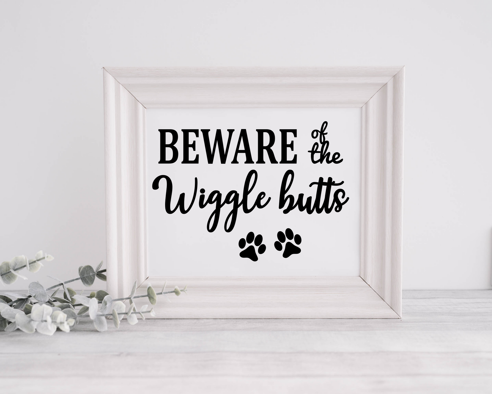 Beware of Wiggle Butts decal