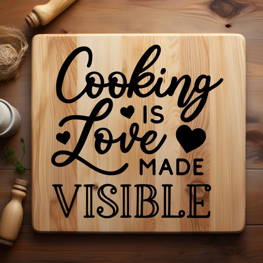 Cooking is Love Decal