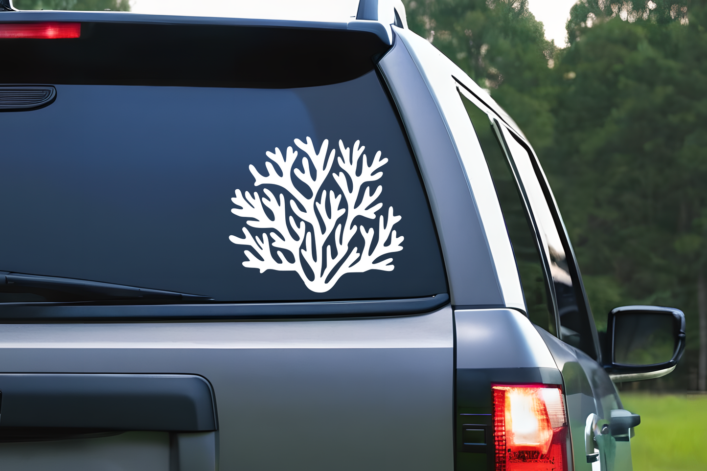 Coral Vinyl Decal, Coral Reef Sticker, Sea Coral Decal