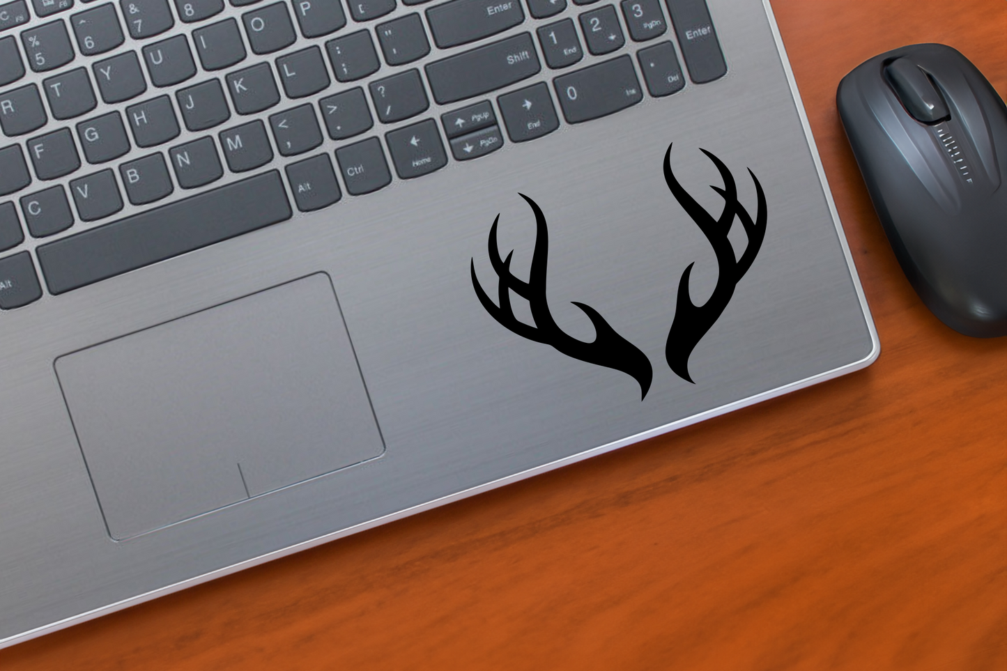 Deer Antlers Vinyl Decal Sticker