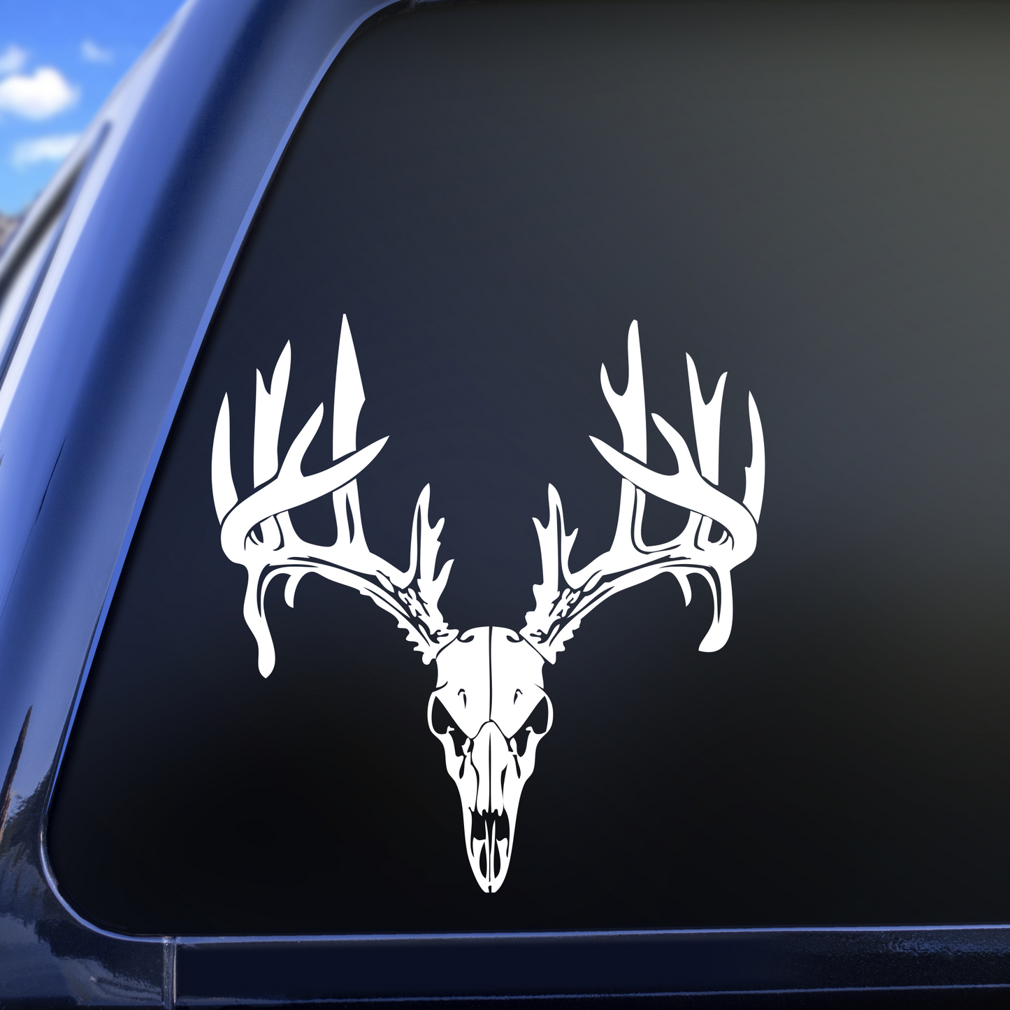 deer skull decal