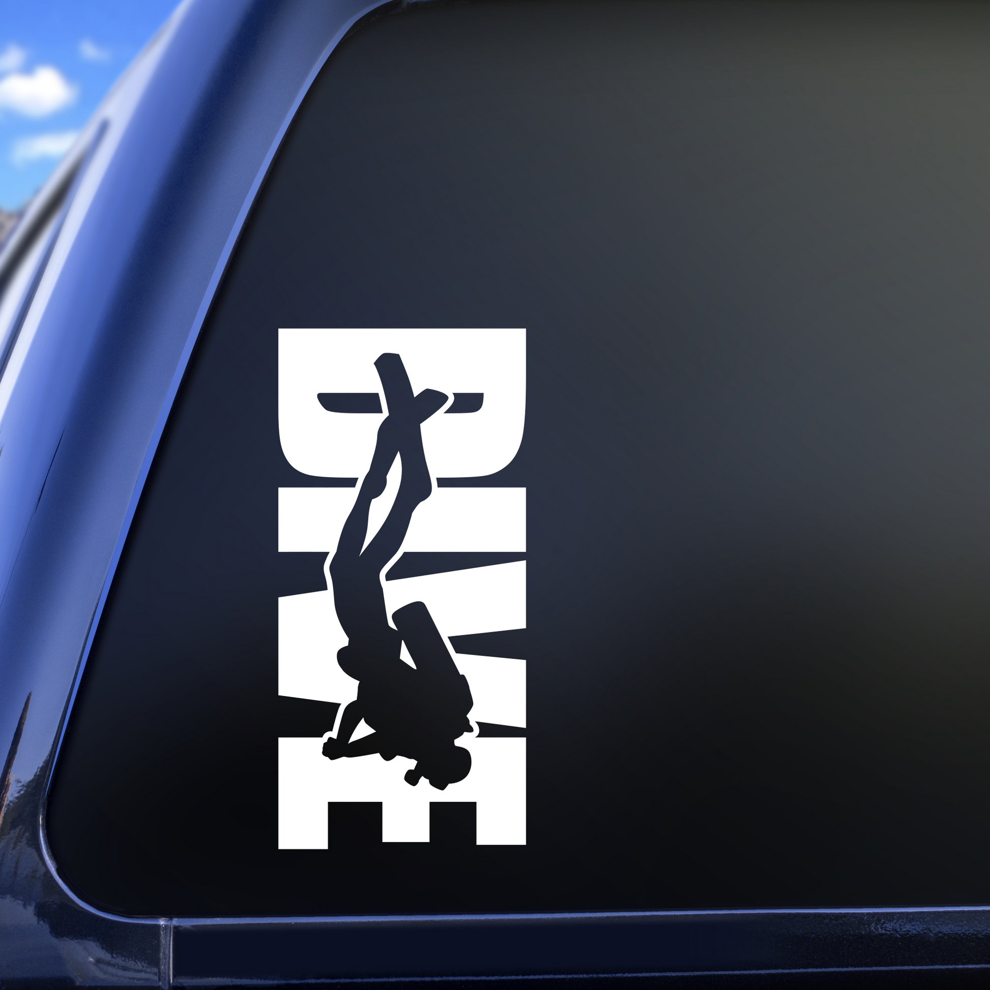 scuba diving decal