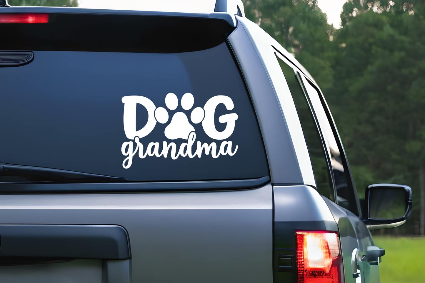 Dog Grandma Vinyl Decal Sticker