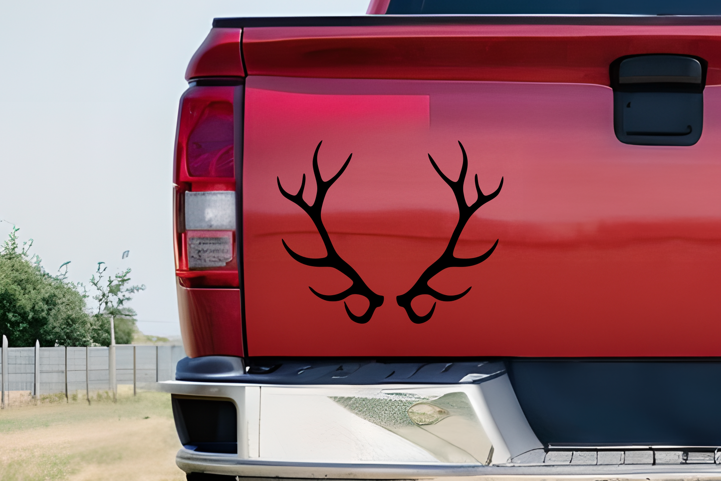 Elk Antlers Vinyl Decal Sticker