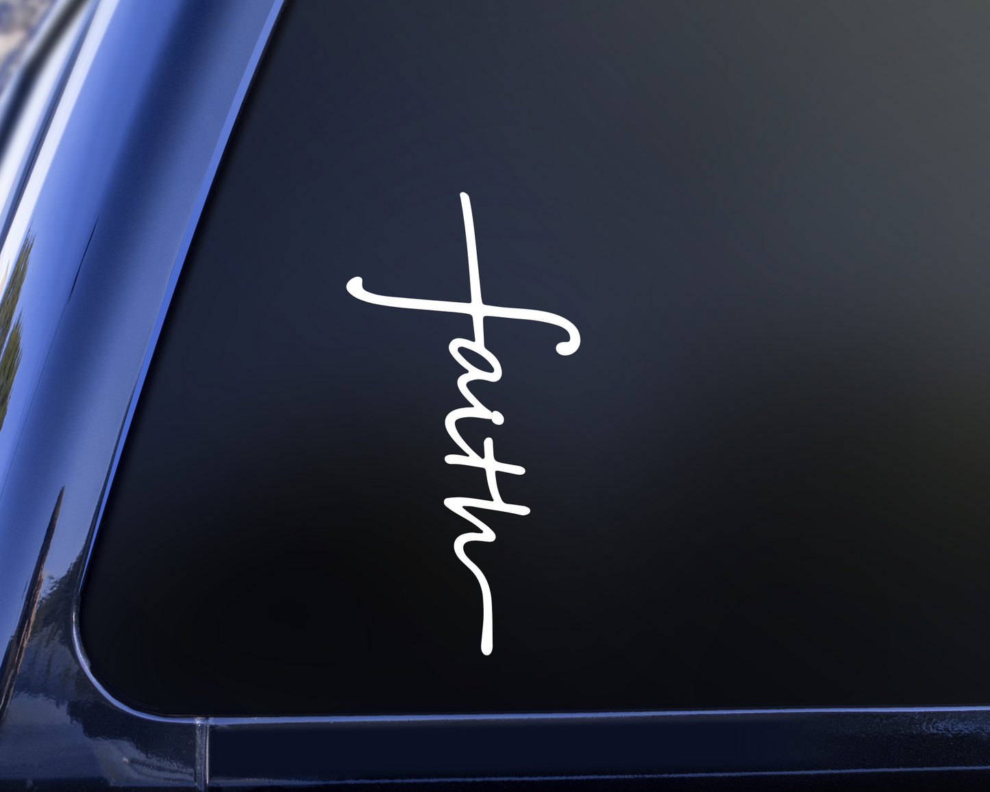 Faith cross decal