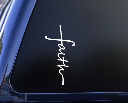 Faith cross decal