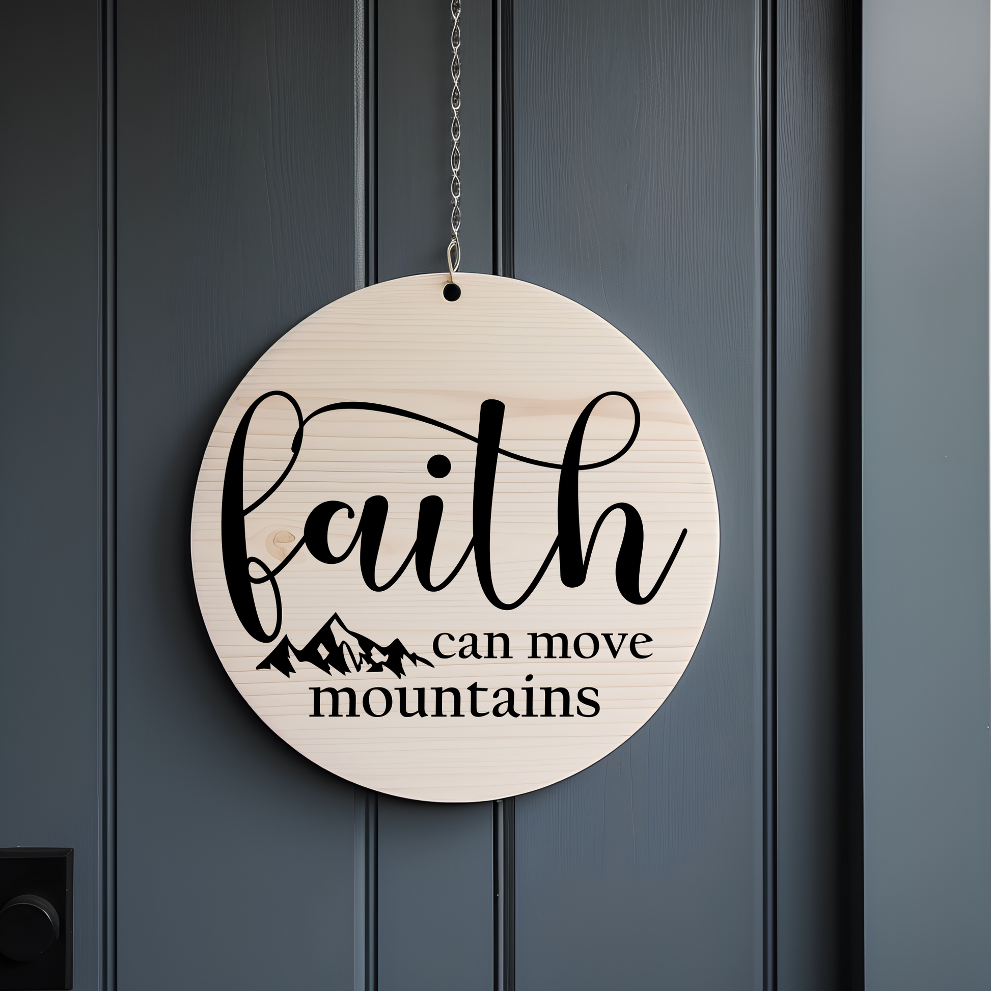 faith can move mountains decal