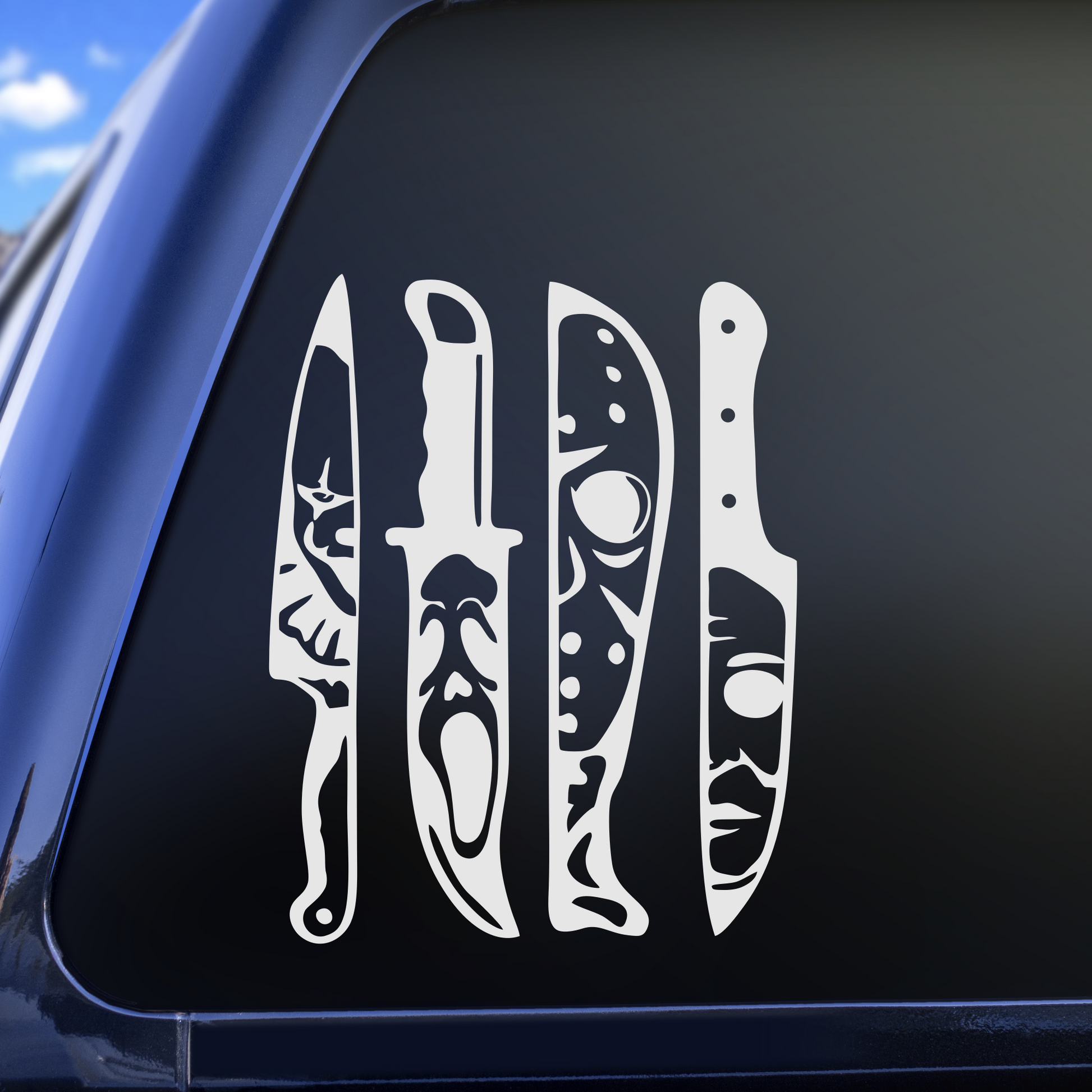 halloween knives decal