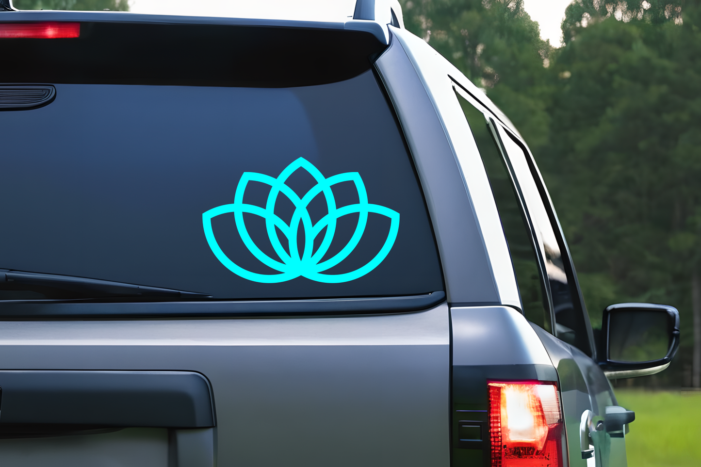 Lotus Vinyl Decal Sticker | Water Lily Decal