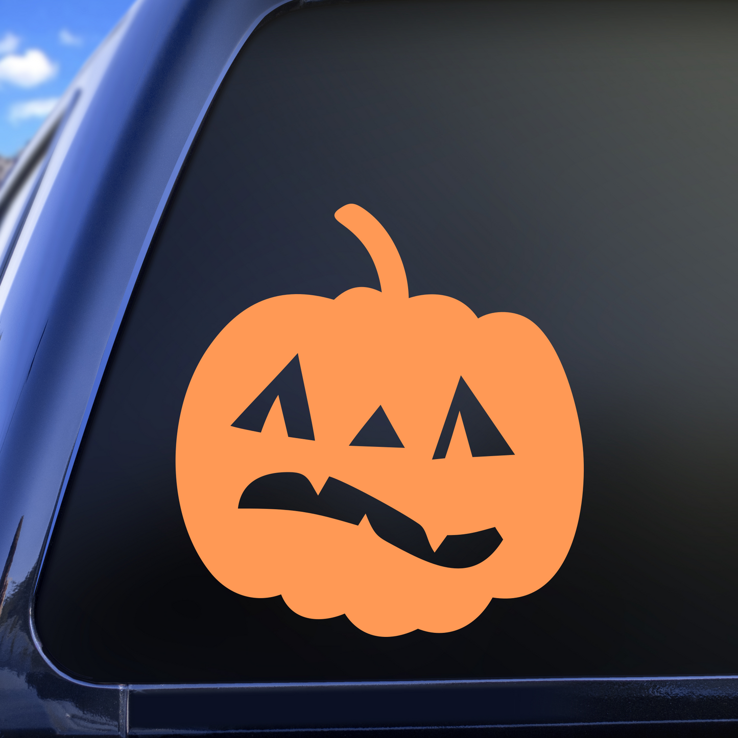 Pumpkin Halloween Vinyl Decal Sticker