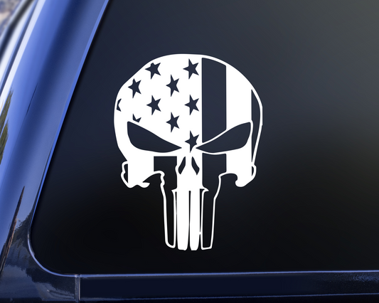 American Flag Punisher Skull