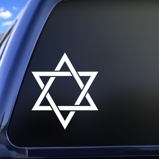 Star of David Vinyl Decal Sticker