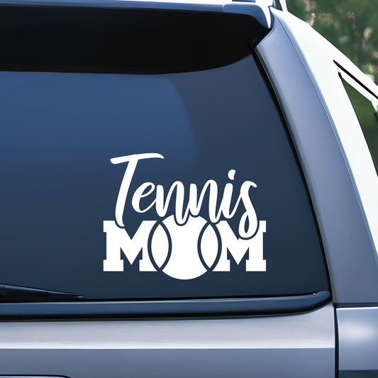 Tennis Mom Decal, Proud Parent Decal, Kid Sports Decal