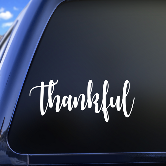 Thankful Decal