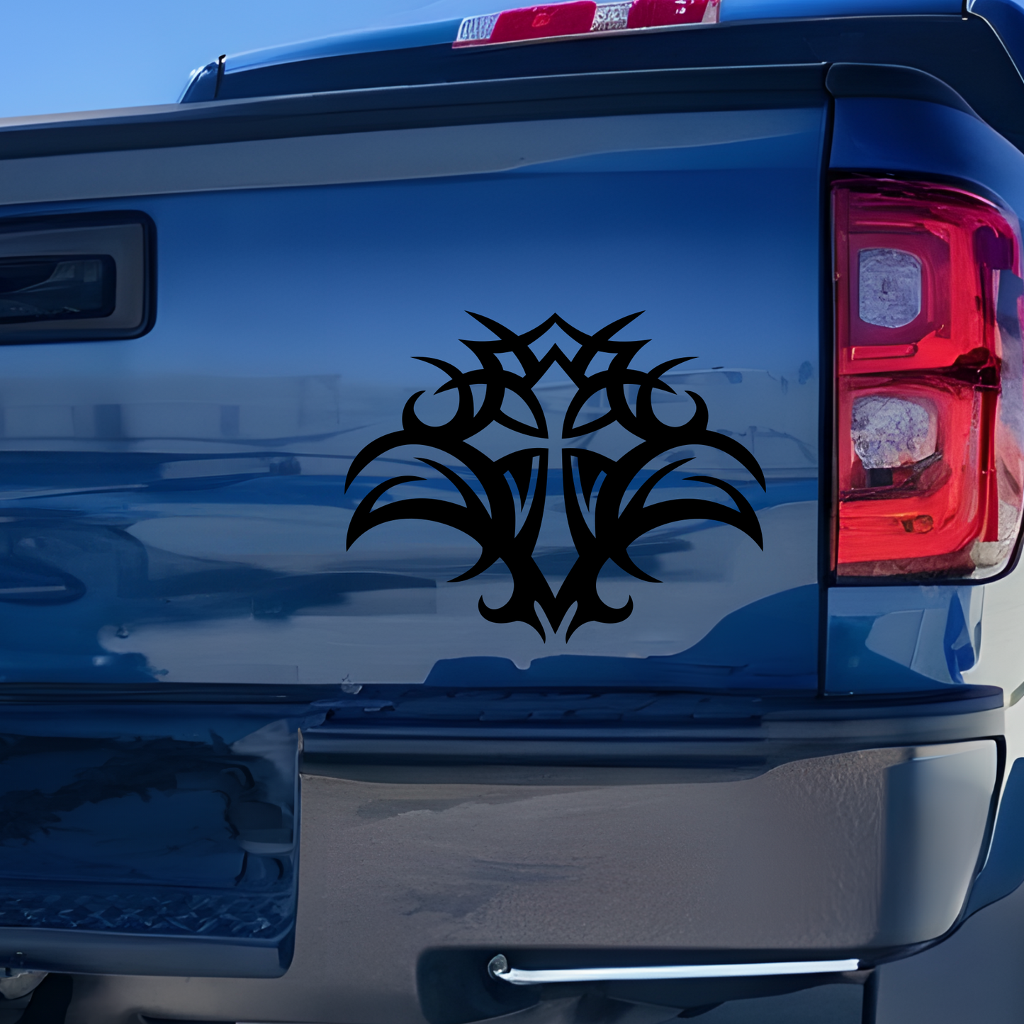 Tribal Cross Vinyl Decal Sticker | Religious Christian Decal