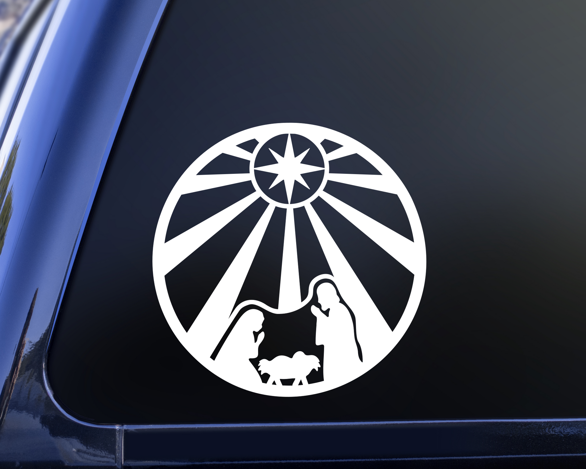 Nativity Scene Vinyl Decal