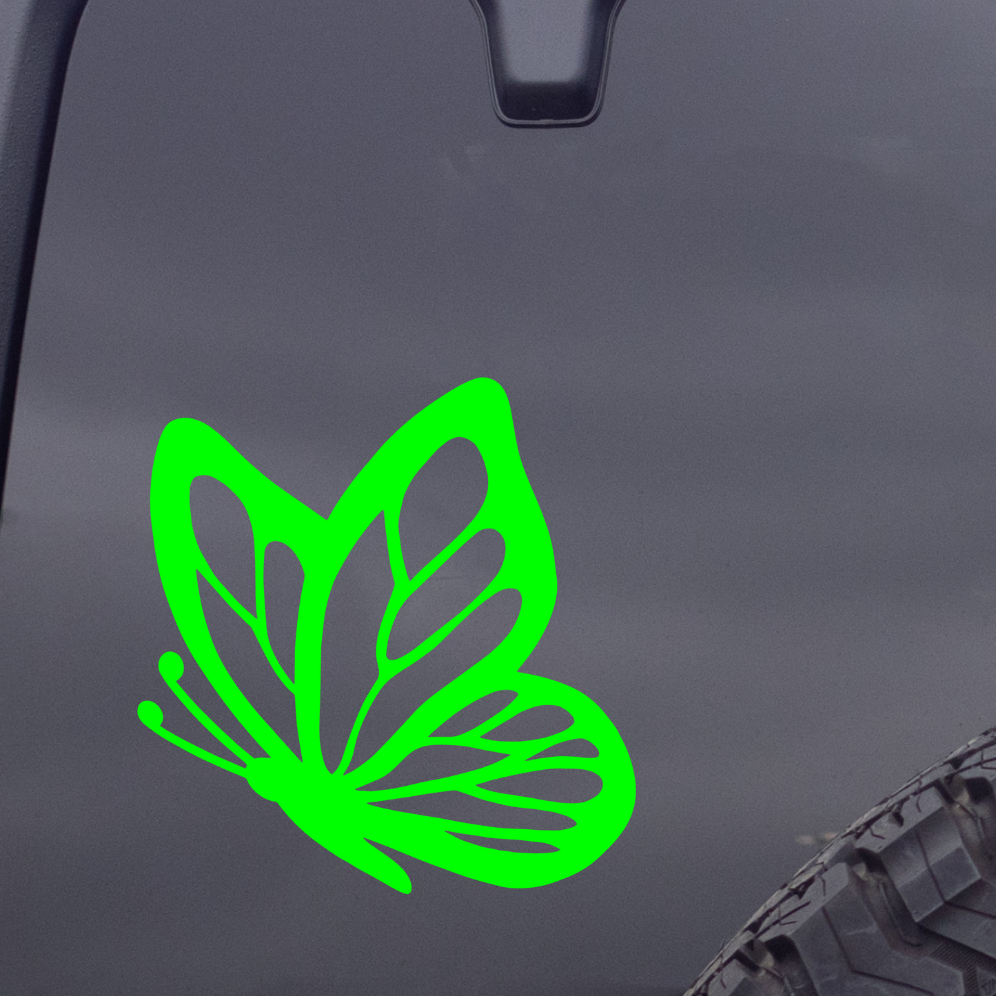 Butterfly Vinyl Decal Sticker, Side Butterfly Decal, Car Window Decal, Glassware/ Tumbler Decal