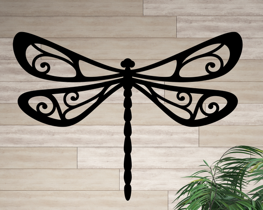 Dragonfly Metal Wall Art Décor, Garden Décor, Flowerbed Décor