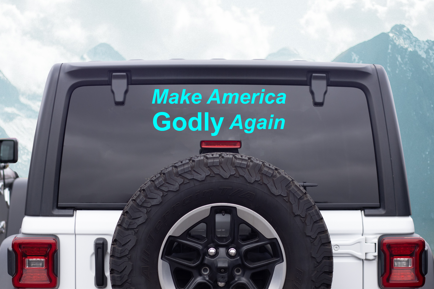 Make America Godly Again Vinyl Decal