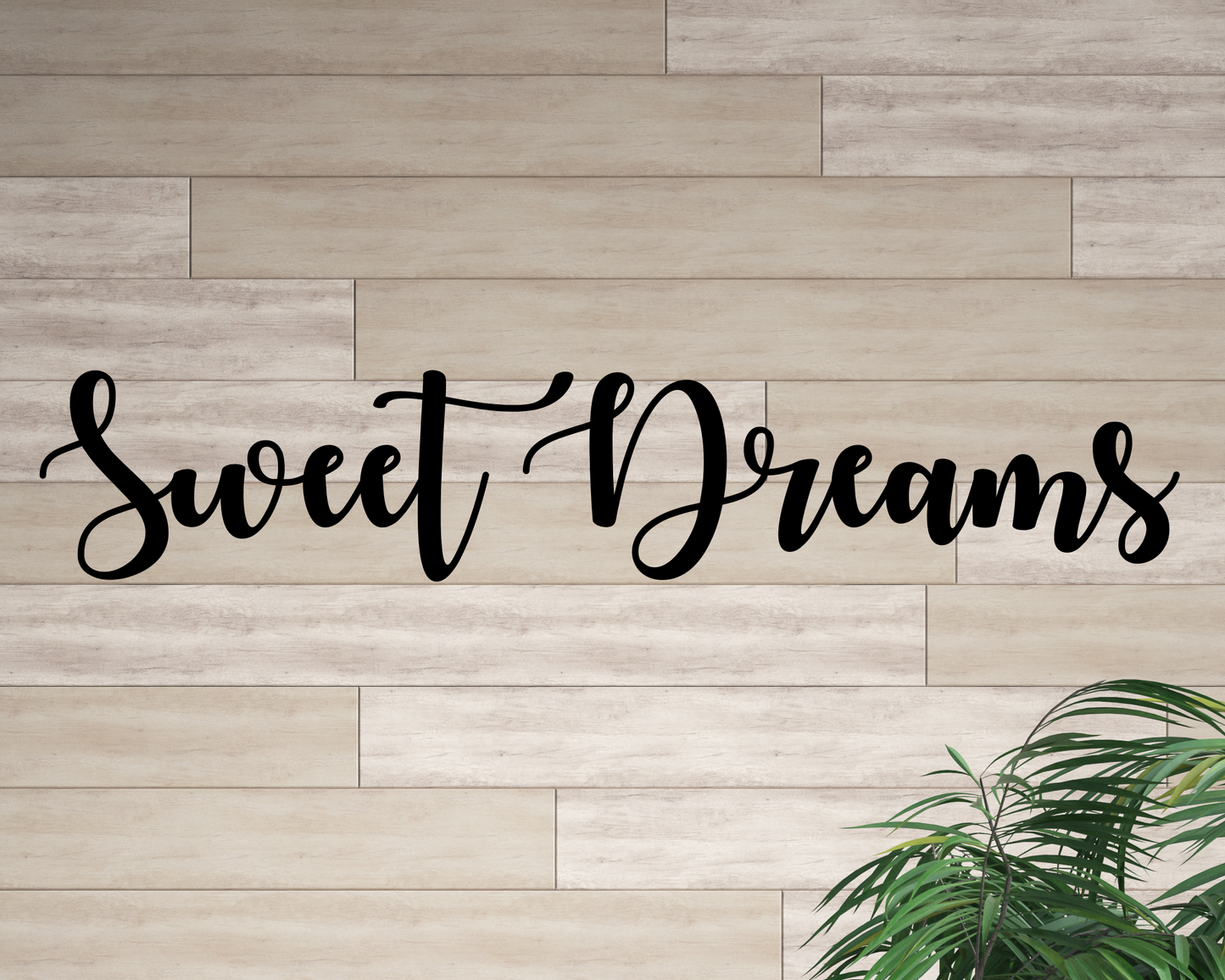 Sweet Dreams Metal Words, Bedroom Wall Decor