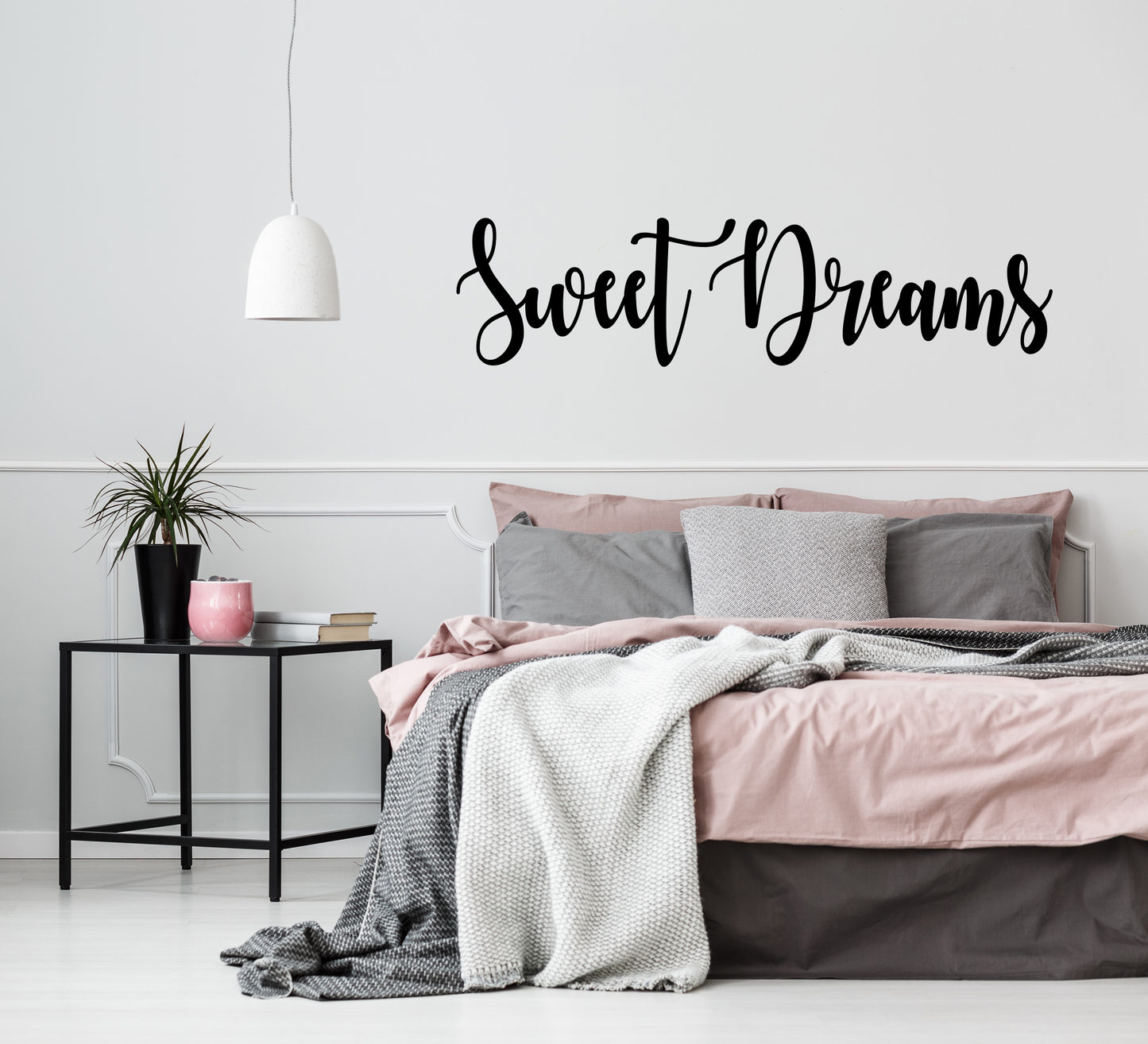 Sweet Dreams Metal Words, Bedroom Wall Decor
