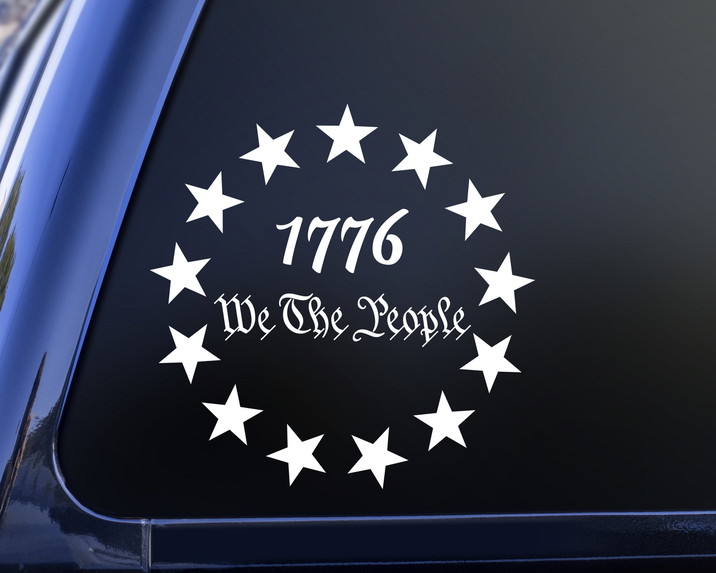 Circle of Stars 1776 We the people decal