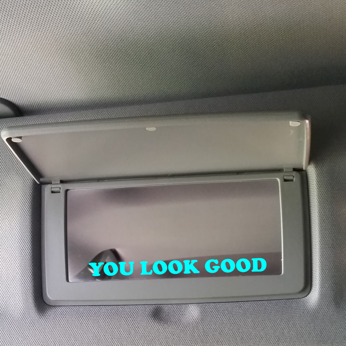 You Look Good, Self Affirmation Vinyl Decal, Vanity Mirror Decal, Positive Vibe Decal