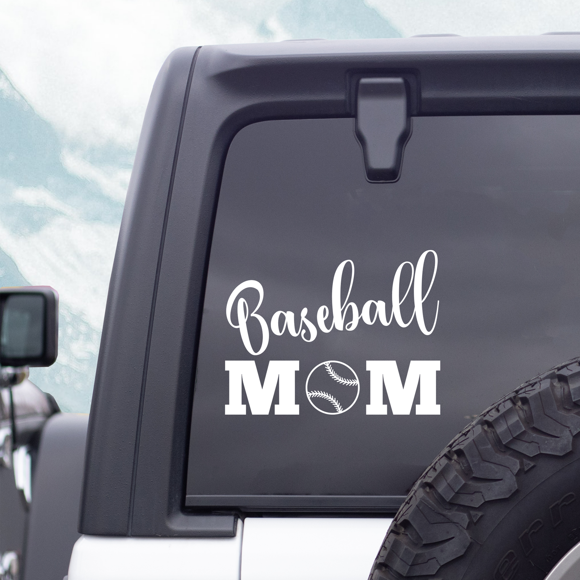 baseball mom decal